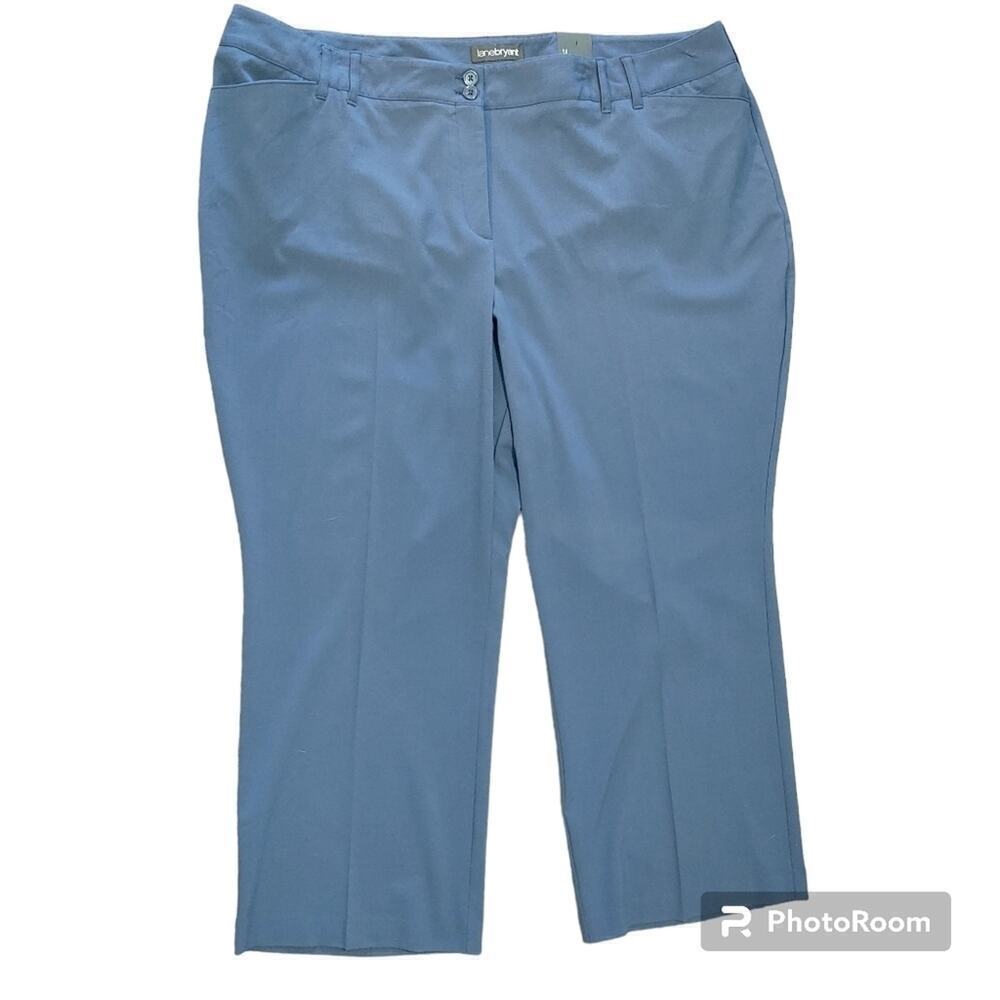 Lane Bryant Navy Blue Career Office Capsule Wardrobe Classic Trouser Sz 26P